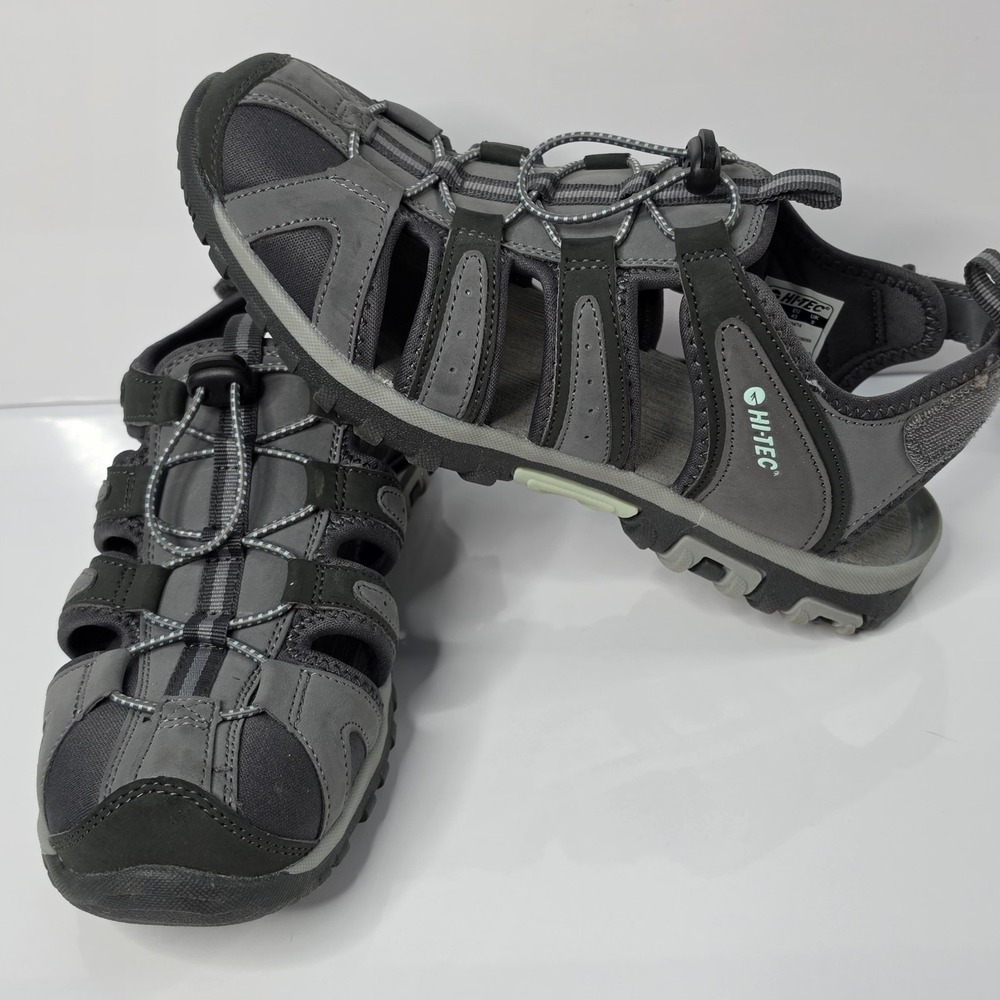 Hi-Tec Shore Sandal Womens Size 11 Closed-Toe Hiking Walking Trail Grey Outdoors